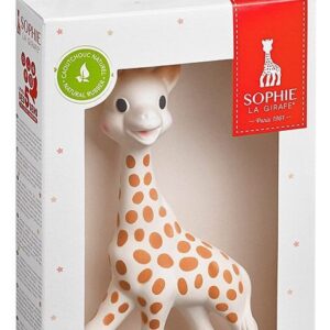 Sophie la girafe® (Geschenkkarton Fresh Touch rot - weiß) Naturkautschuk