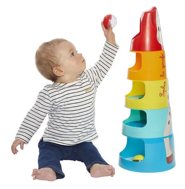 Riesen-Stapelpyramide Kugelbahn (53 cm) – Bild 3