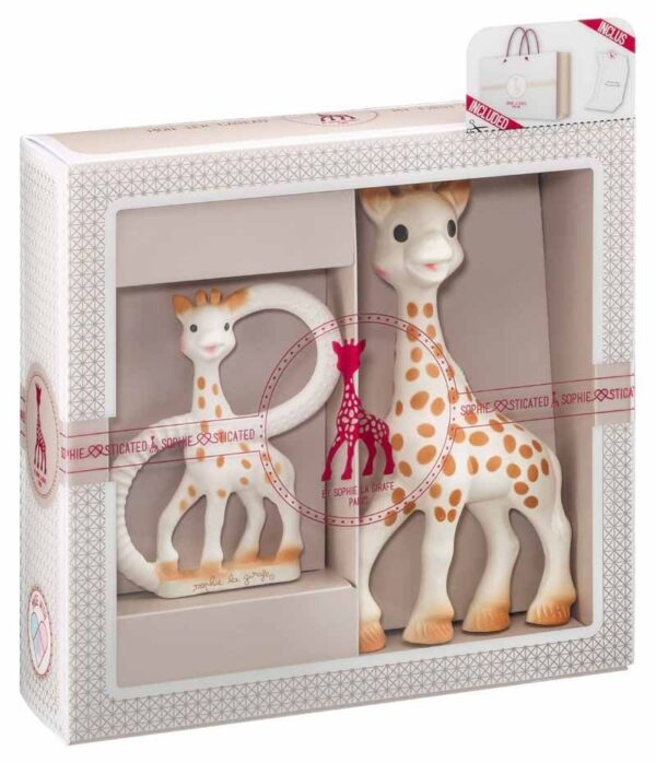 Sophiesticated Willkommensgruß Set Nr. 1 / 1 Sophie la girafe® mit 1 Beißring – Bild 2