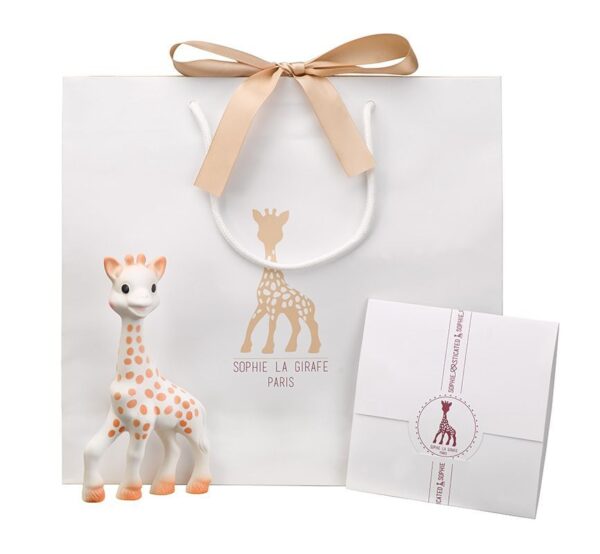 Sophiesticated Willkommensgruß - Set Nr. 4 / 1 Sophie la girafe® mit 1 Soft Maracas-Rassel – Bild 2