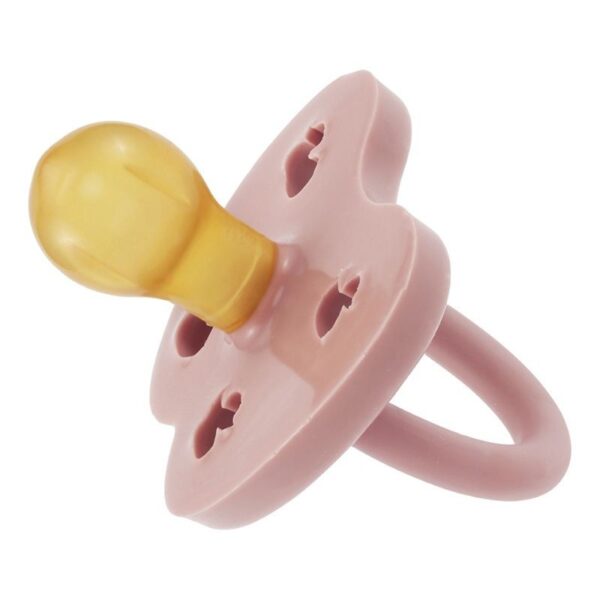 Schnuller - Naturkautschuk / Baby Blush / rund / Ente (ab 3 Mon.) – Bild 2