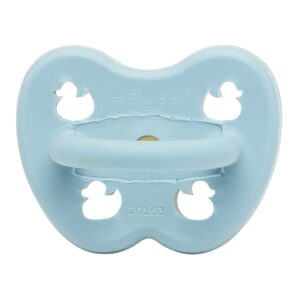 Schnuller - Naturkautschuk / Baby Blue / kiefergerecht / Ente (0-3 Mon.)