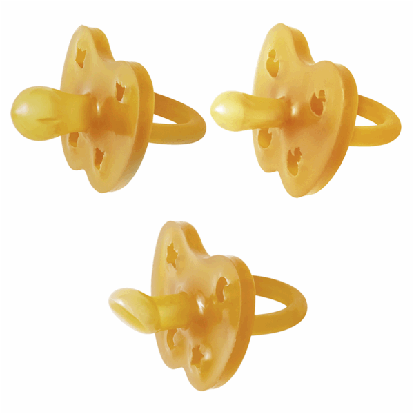 Probierset 3er-Pack Schnuller - Naturkautschuk / classic / kiefergerecht, rund, symmetrisch (ab 0 Mo – Bild 2