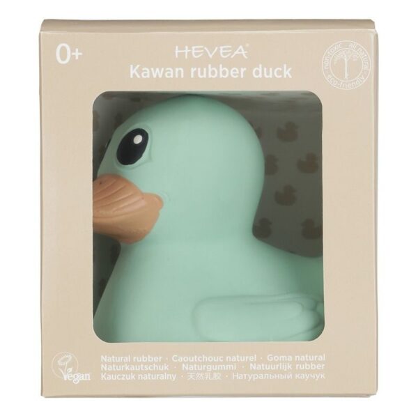 Badeente Kawan mini - Naturkautschuk / Dusty Mint – Bild 2