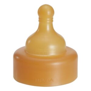 Trinksauger für Babyfläschchen m. weitem Hals - Naturkautschuk / 3-24 Mon.
