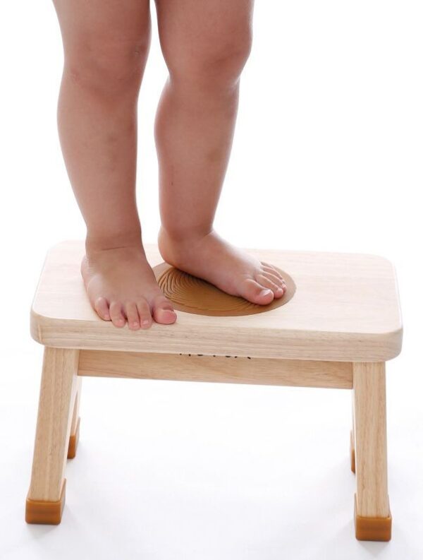 Kinderhocker - Kautschukbaumholz / Natural – Bild 2