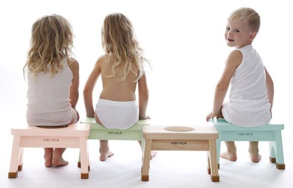 Kinderhocker - Kautschukbaumholz / Natural – Bild 5