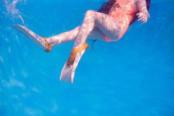 Schwimmflossen „Mottled Peach“ (Gr. 30–33) – Naturkautschuk & Upcycling von HEVEA – Bild 4