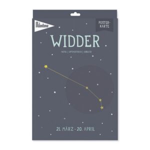 Sternzeichen-Posterkarte / Widder