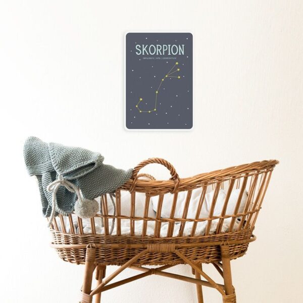 Sternzeichen-Posterkarte / Skorpion – Bild 3