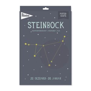 Sternzeichen-Posterkarte / Steinbock