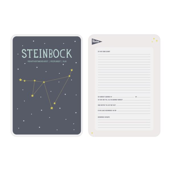 Sternzeichen-Posterkarte / Steinbock – Bild 2