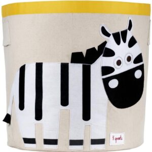 Aufbewahrungskorb für Kinderzimmer / faltbar / Zebra