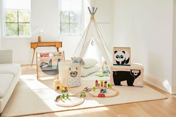 Aufbewahrungskorb für Kinderzimmer / faltbar / Lama – Bild 2