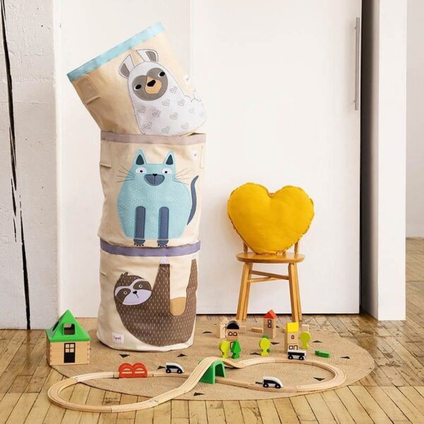 Aufbewahrungskorb für Kinderzimmer / faltbar / Lama – Bild 4