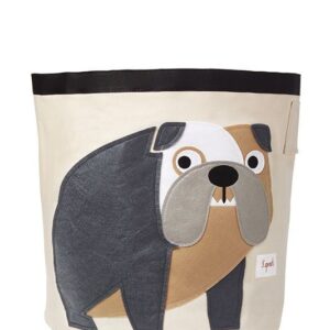 Aufbewahrungskorb für Kinderzimmer / faltbar / Bulldogge