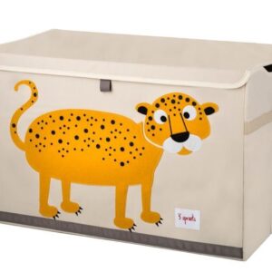Aufbewahrungskiste für Kinderzimmer / faltbar / Leopard