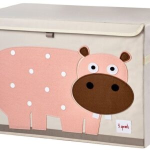 Aufbewahrungskiste für Kinderzimmer / faltbar / Hippo