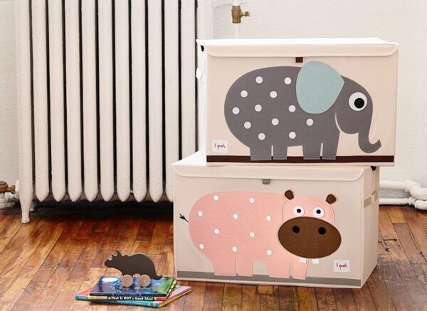 Aufbewahrungskiste für Kinderzimmer / faltbar / Hippo – Bild 2