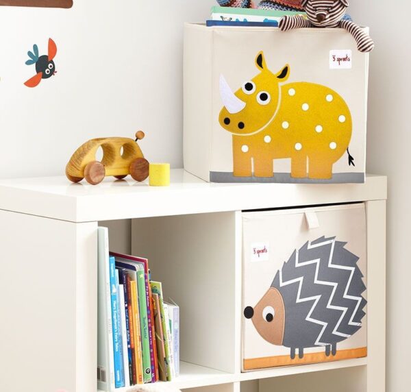 Aufbewahrungsbox für Kinderzimmer / faltbar / Nashorn – Bild 2