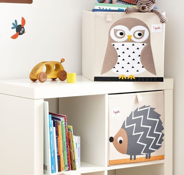 Aufbewahrungsbox für Kinderzimmer / faltbar / Eule – Bild 2