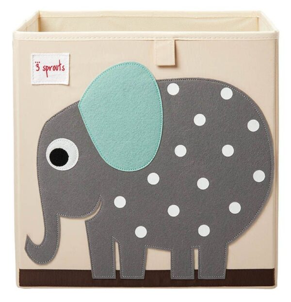 Aufbewahrungsbox für Kinderzimmer / faltbar / Elefant