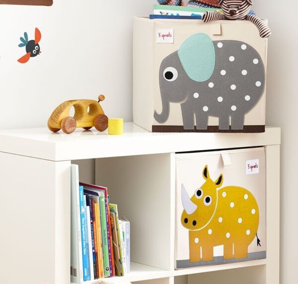 Aufbewahrungsbox für Kinderzimmer / faltbar / Elefant – Bild 2