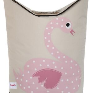 Wäschekorb für Kinderzimmer / faltbar / Schwan