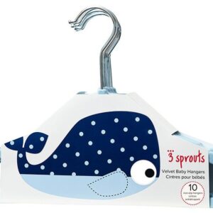 Kinderkleiderbügel 10er Set / Blau