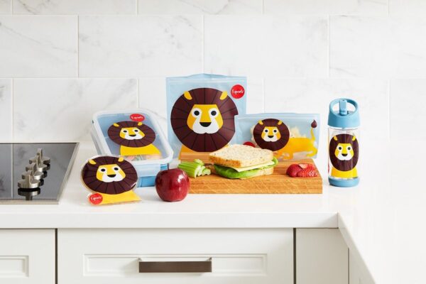 Sandwich Bag / 2er Pack / wiederverwendbar / Löwe – Bild 3