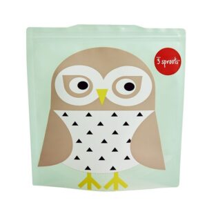Sandwich Bag / 2er Pack / wiederverwendbar / Eule