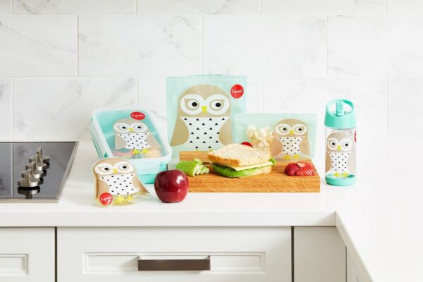 Sandwich Bag / 2er Pack / wiederverwendbar / Eule – Bild 3