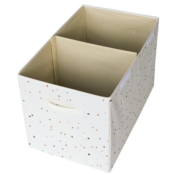 Aufbewahrungskiste / Recycling / faltbar / Terrazzo / Cream – Bild 2