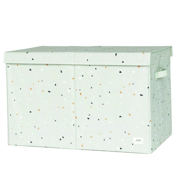 Aufbewahrungskiste / Recycling / faltbar / Terrazzo / Green