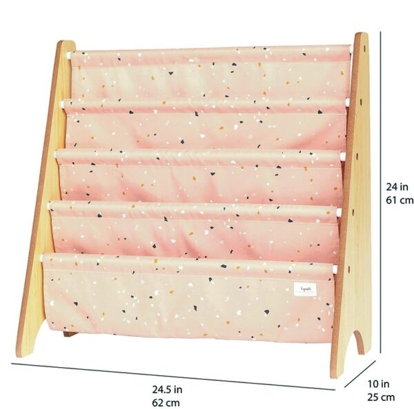 Kinderbücherregal / Recycling / Terrazzo / Clay – Bild 3