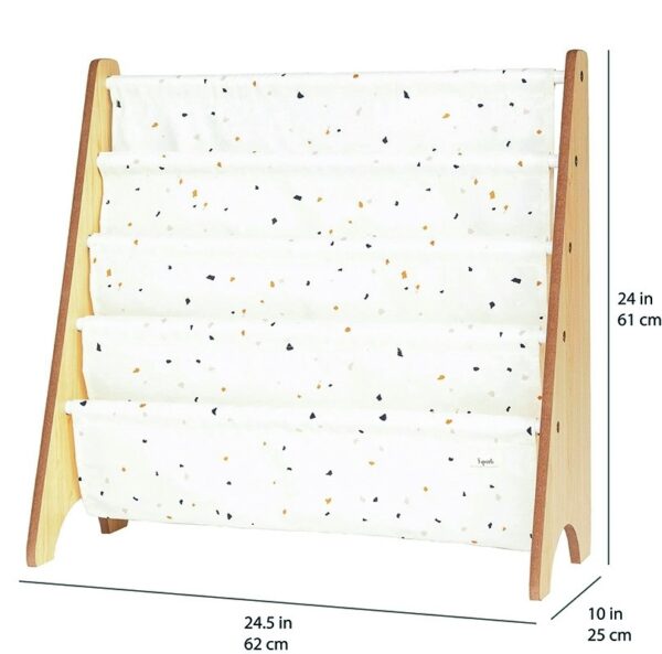 Kinderbücherregal / Recycling / Terrazzo / Cream – Bild 4
