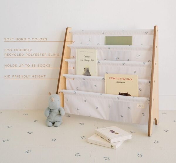 Kinderbücherregal / Recycling / Blueberry Ivory – Bild 2