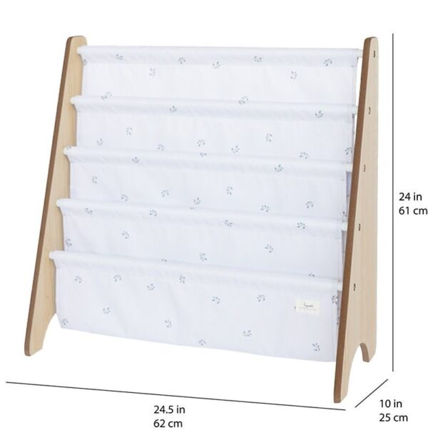Kinderbücherregal / Recycling / Blueberry Ivory – Bild 3