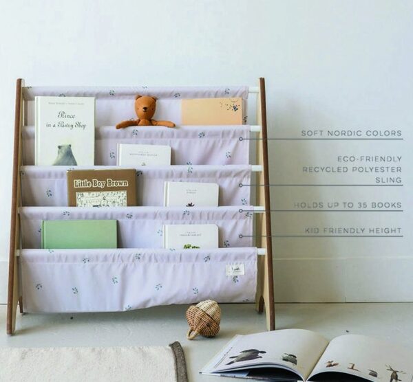 Kinderbücherregal / Recycling / Blueberry Taupe – Bild 2