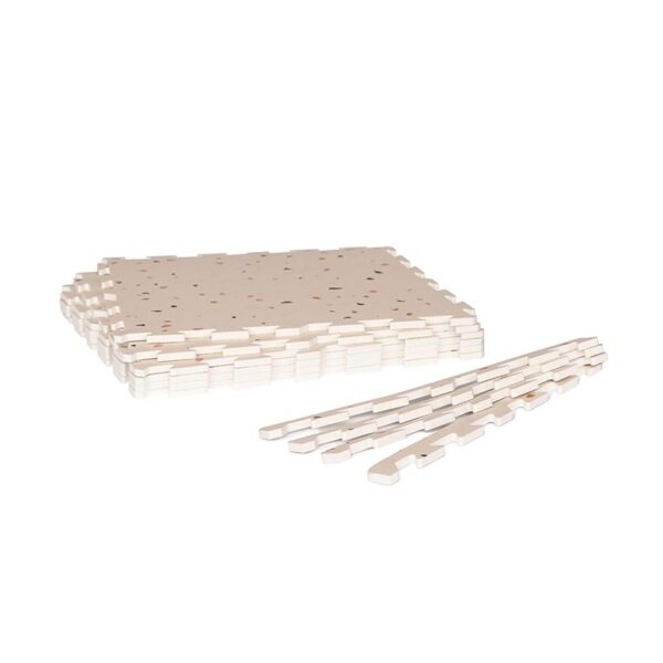 Spielmatte/Puzzlematte / EVA Schaumstoff / Terrazzo / Cream – Bild 3