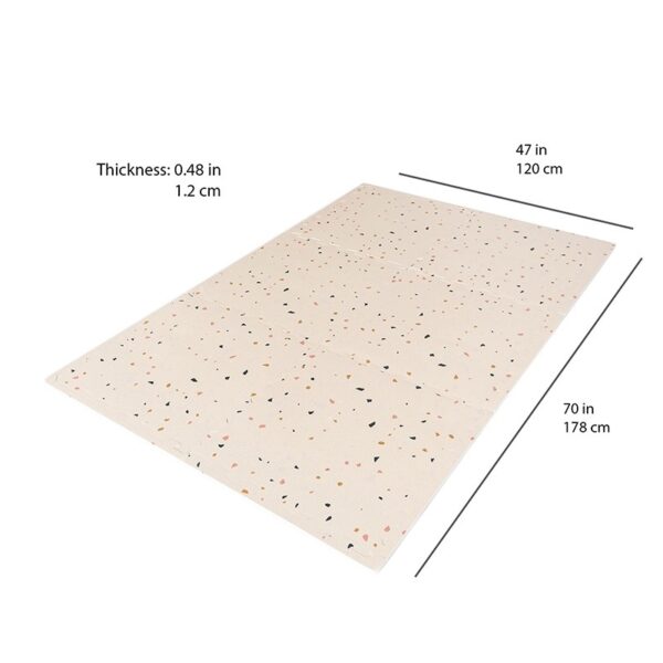 Spielmatte/Puzzlematte / EVA Schaumstoff / Terrazzo / Cream – Bild 5