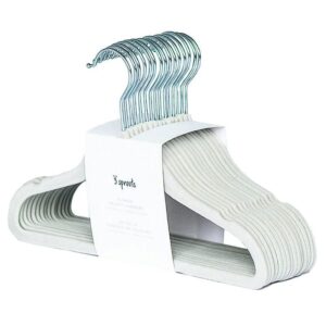 Kinderkleiderbügel / Samtbezug / 15er Set / Gray