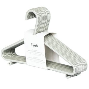 Kinderkleiderbügel / Weizenstroh / 15er Set / Gray