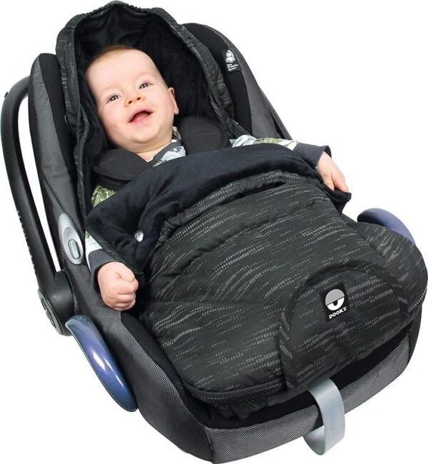 Dooky Footmuff SMALL - Fußsack / reflektierend / Matrix / klein – Bild 5