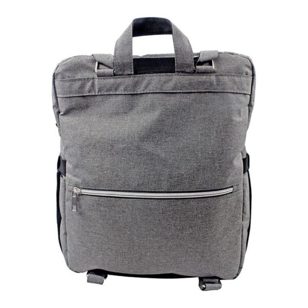 Dooky - Wickelrucksack 2-in-1 / Grau meliert / 11 Ltr. – Bild 2
