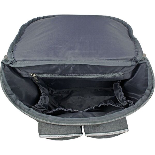 Dooky - Wickelrucksack 2-in-1 / Grau meliert / 11 Ltr. – Bild 4