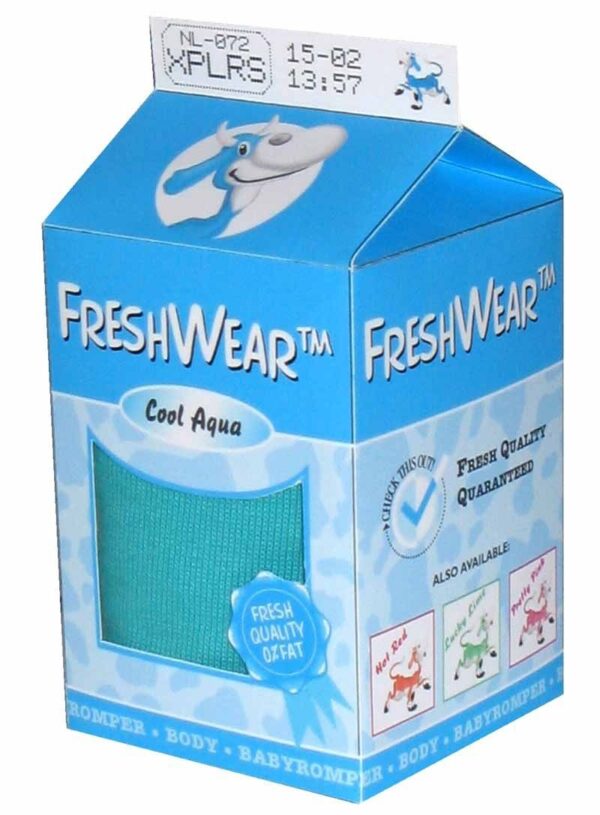 FreshWear Body im Milchkarton - Aqua (Small 50/56)