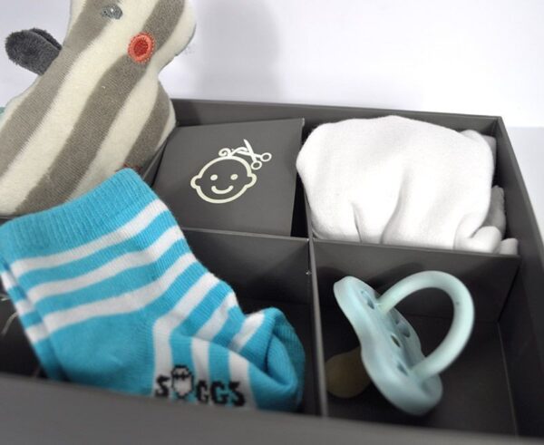 Dooky Hand & Fußabdruckset mit Memory-Geschenkbox / 3D Deluxe (Silberner Rahmen) – Bild 3