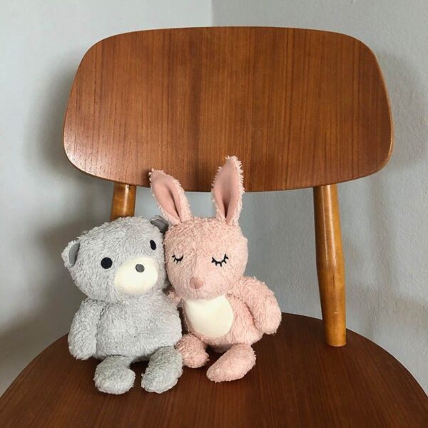 Kuscheltier Bär Bimle / Bio-Baumwolle / Grau – Bild 2