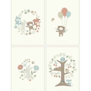 Set mit 4 Postern / Fiona